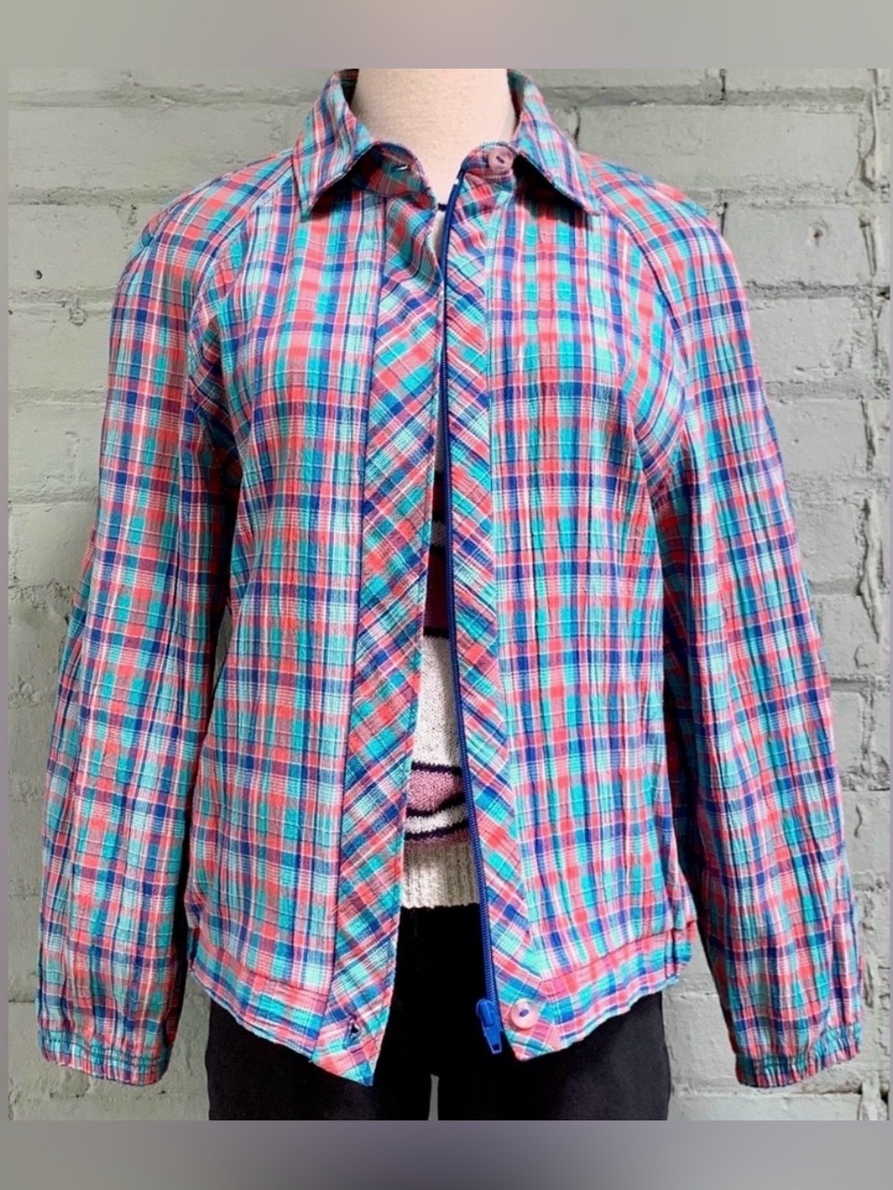 Vintage Plaid Spring Jacket